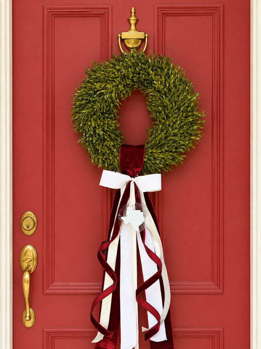 The Aggieland Estate Tea Leaf Wreath