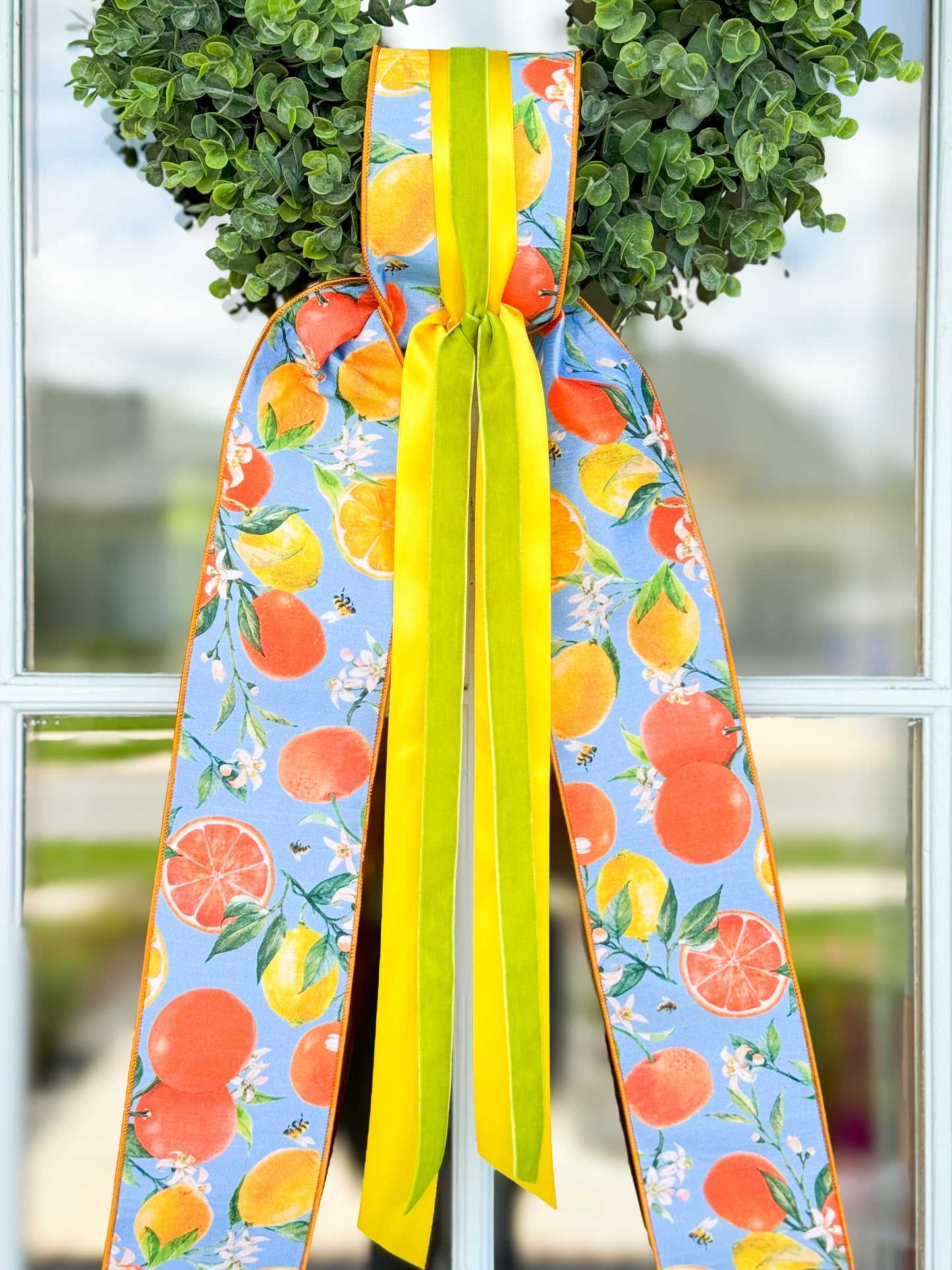 The Summer Citrus Wreath And Sash