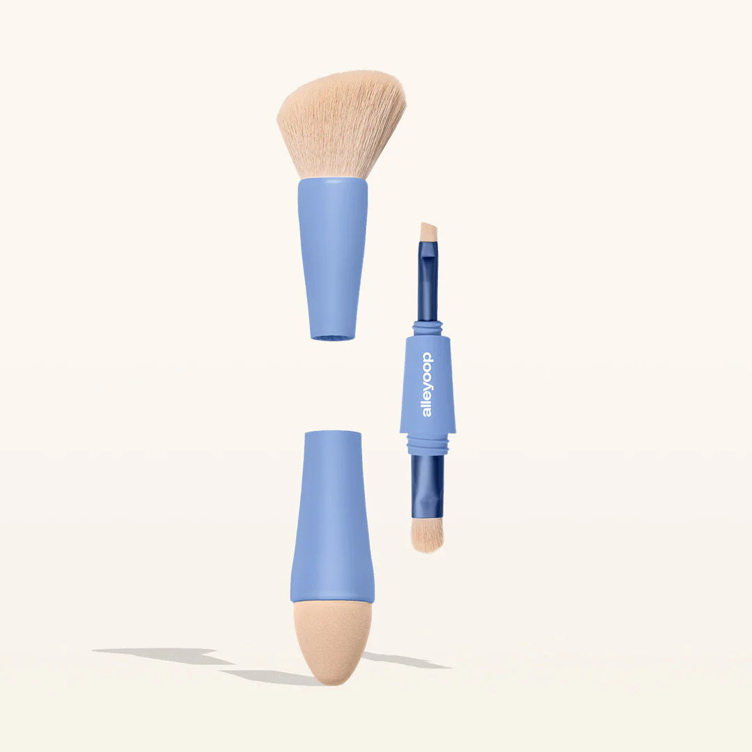 ALLEYOOP Multi-Tasker 4-in-1 Makeup Brush set