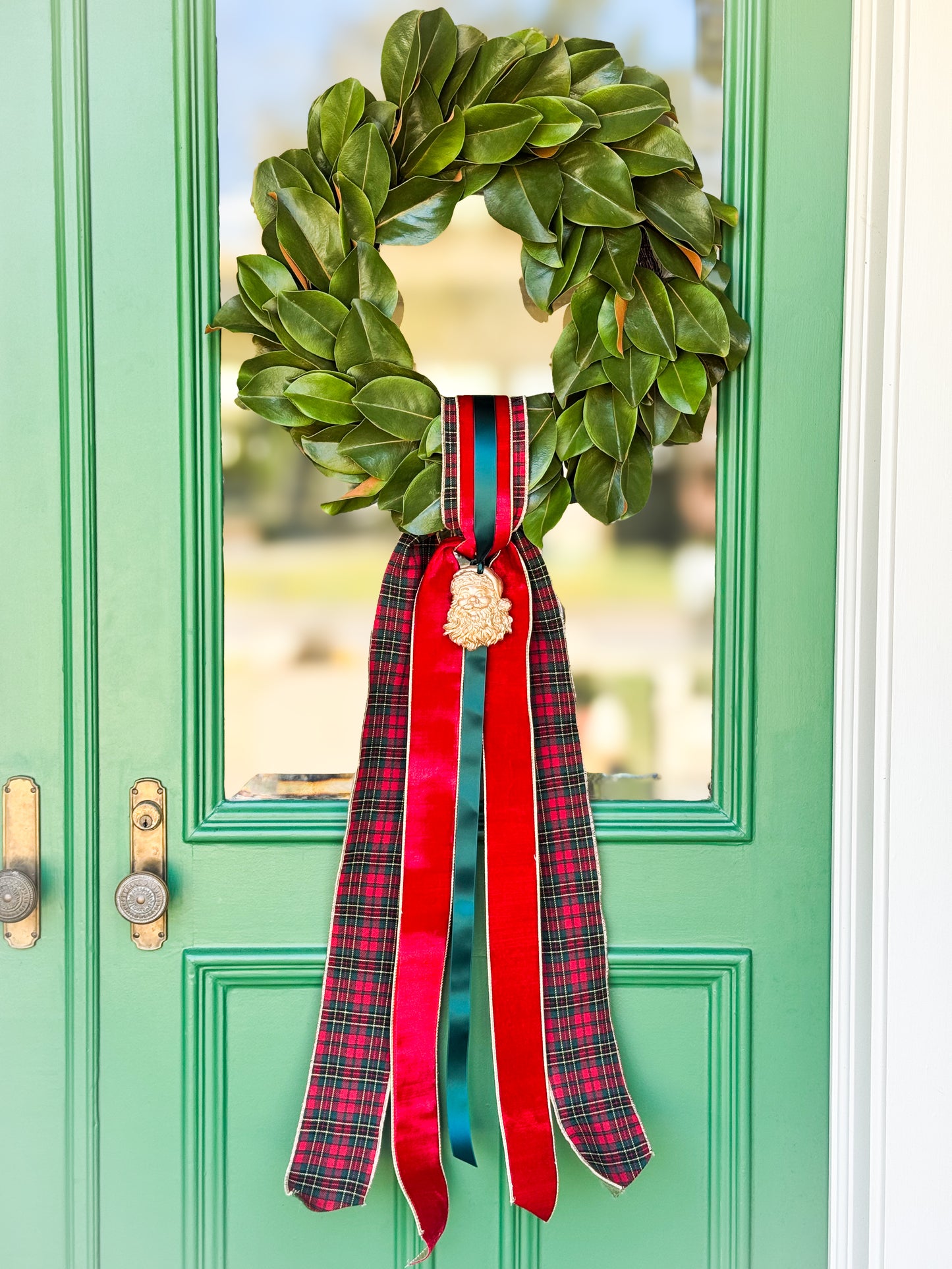 RL Noel Magnolia Wreath & Sash