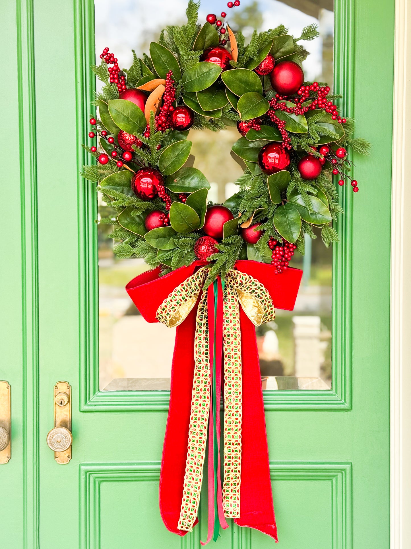 The Magnolia Noel Wreath