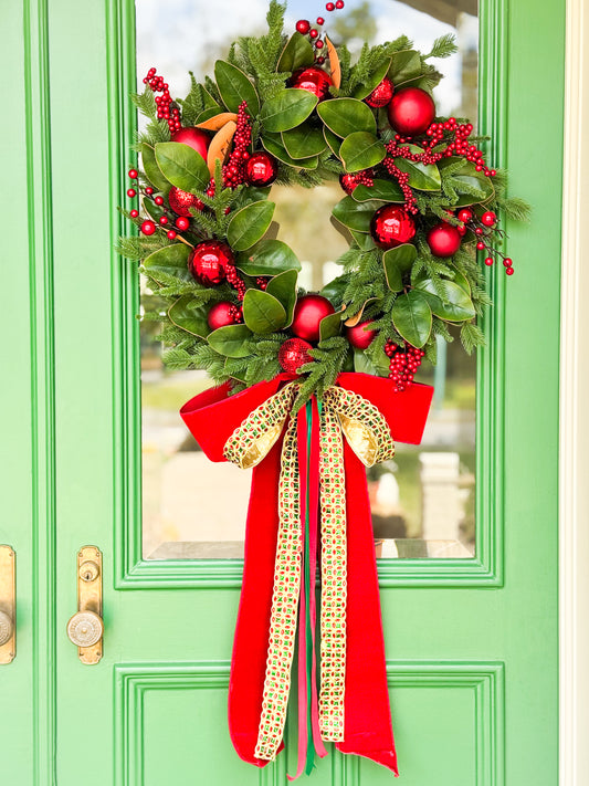 The Magnolia Noel Wreath