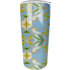English Garden Blue Tall Tumbler