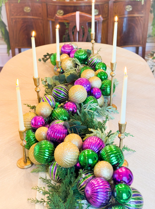 Mardi Gras Tablescape