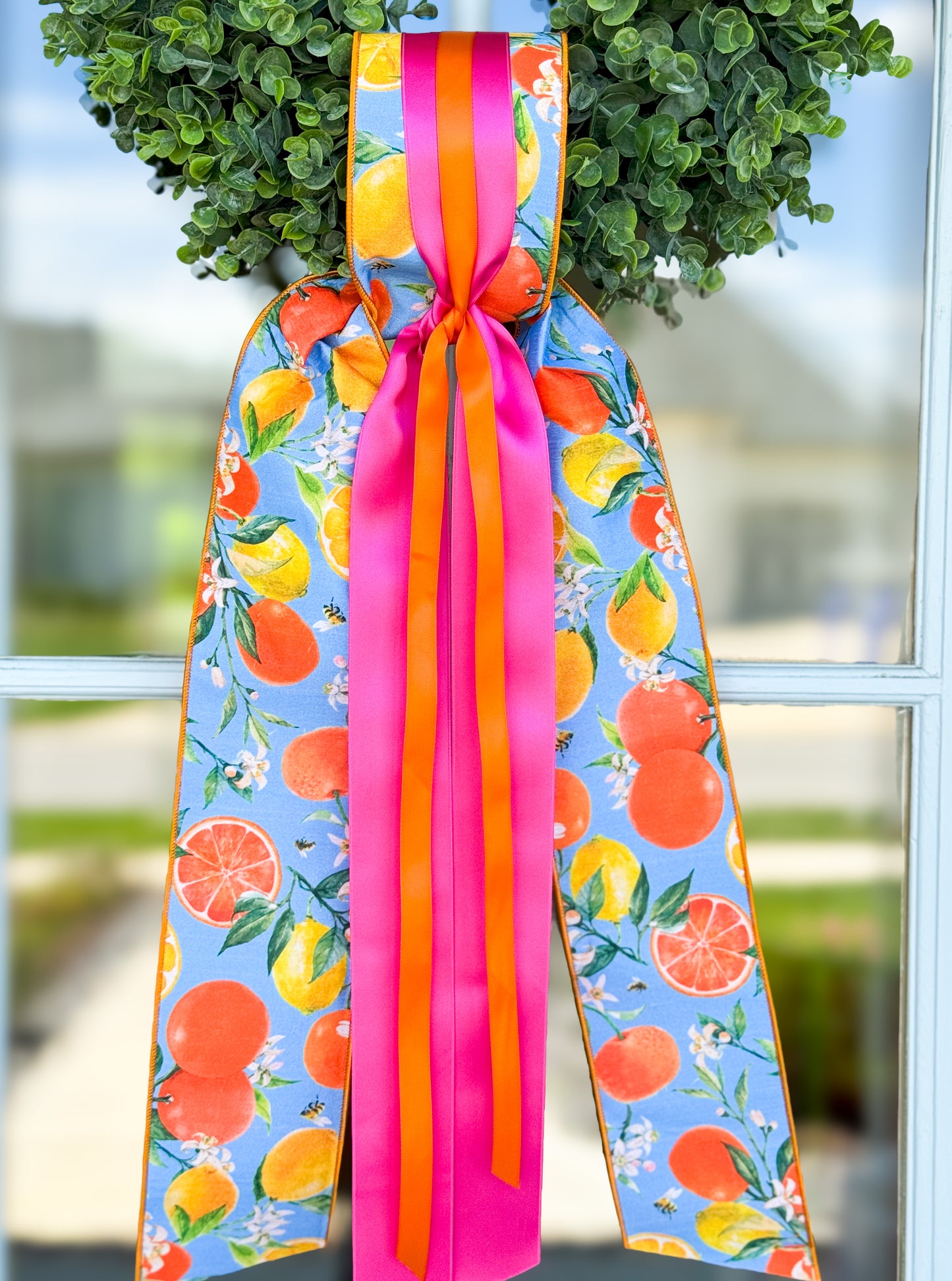 The Summer Citrus Wreath And Sash