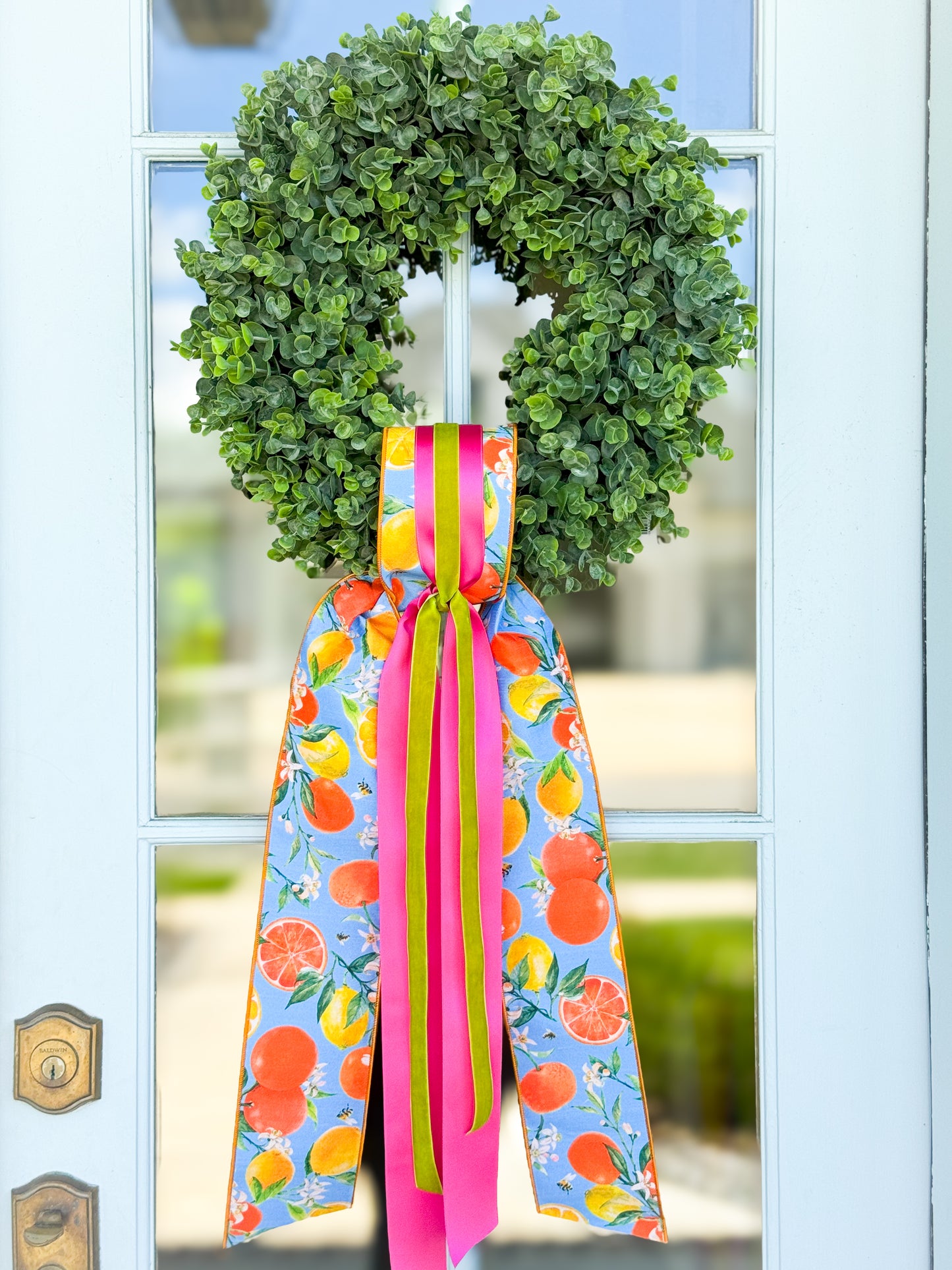 The Summer Citrus Wreath And Sash