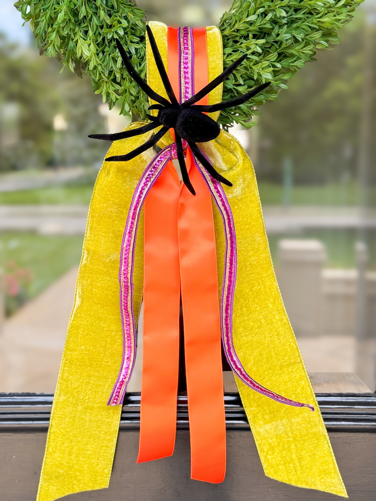 Autumn Arachnid Wreath And Sash