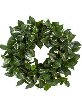 Camelia Leaf Wreath