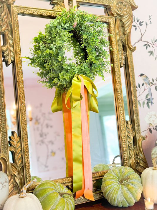 Harvest Wreath And Bow