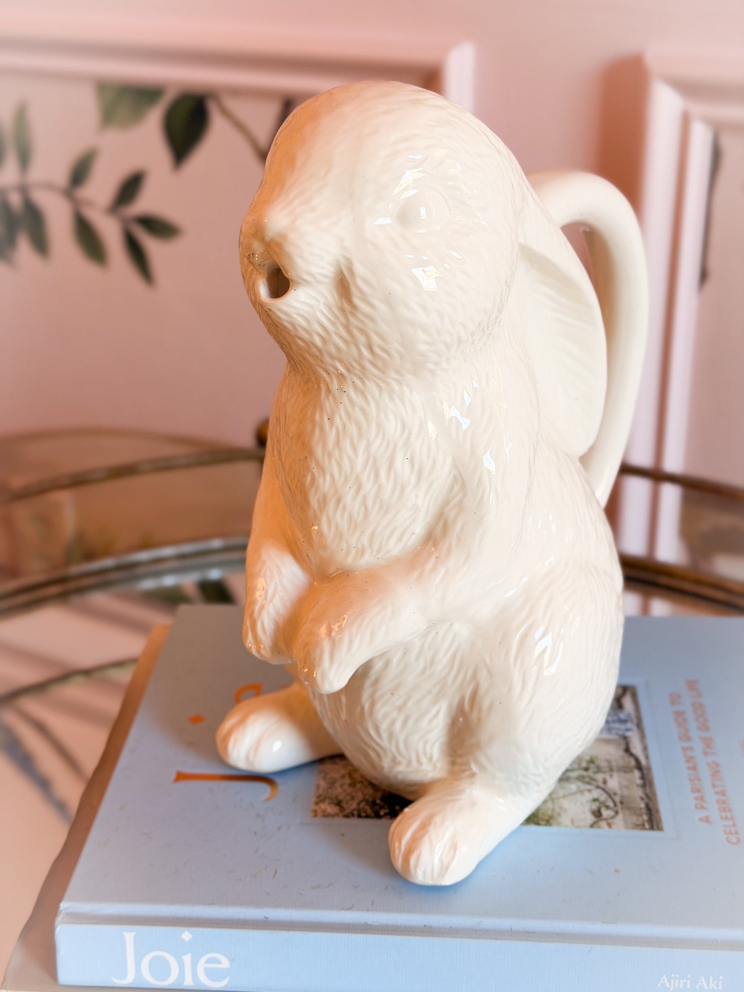 Storybook Bunny Pitcher Vase