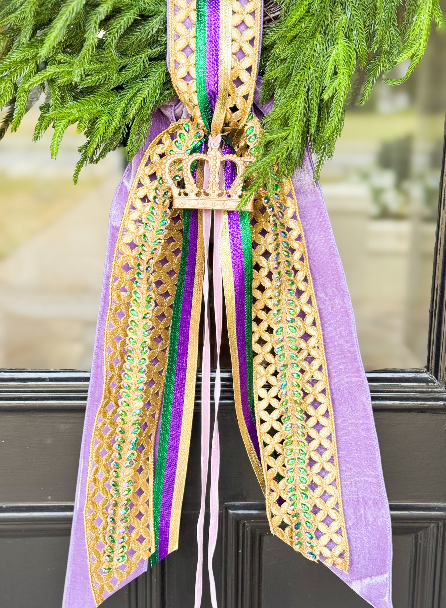 Queen of the Krewe Wreath