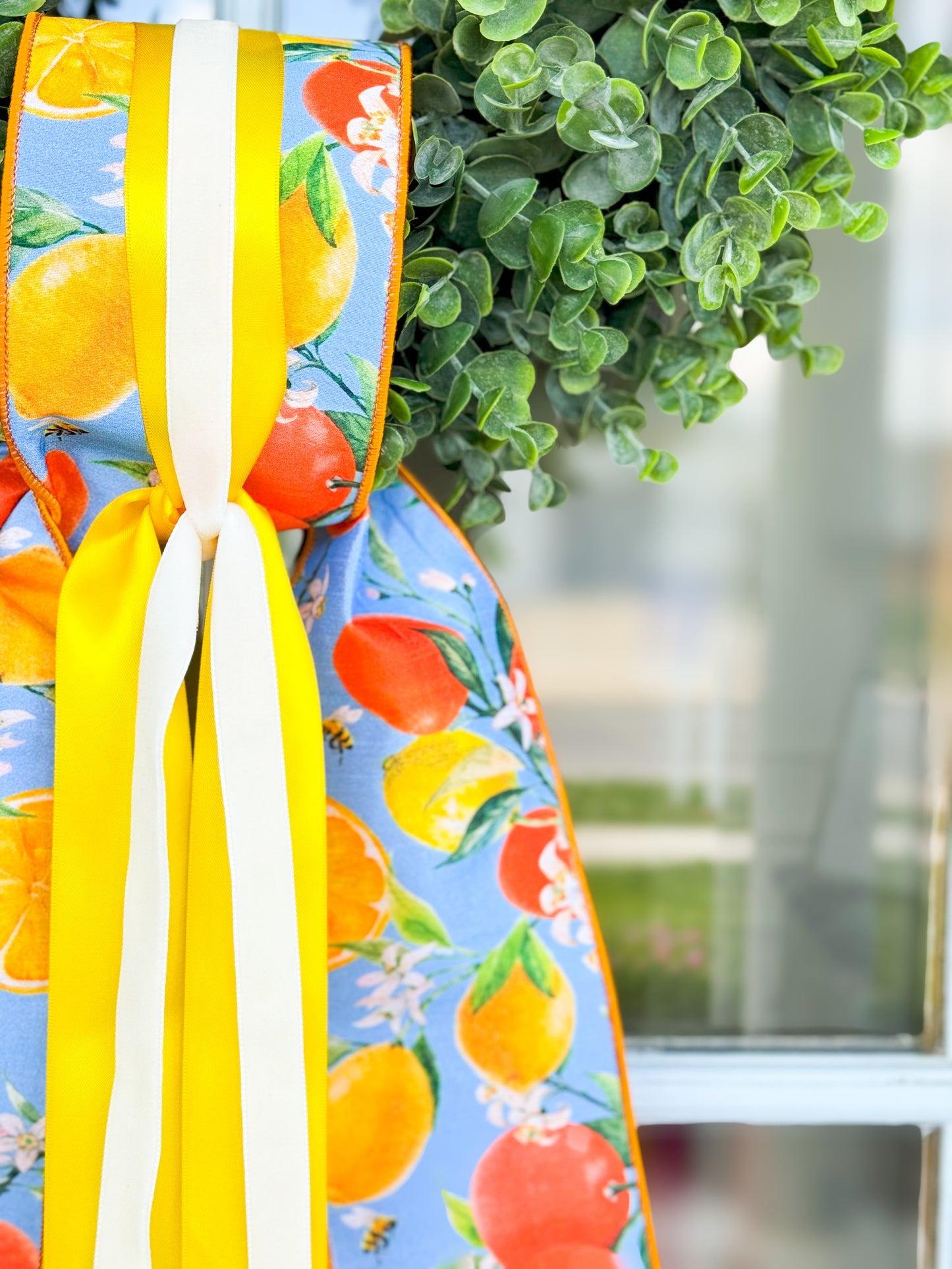 The Summer Citrus Wreath And Sash