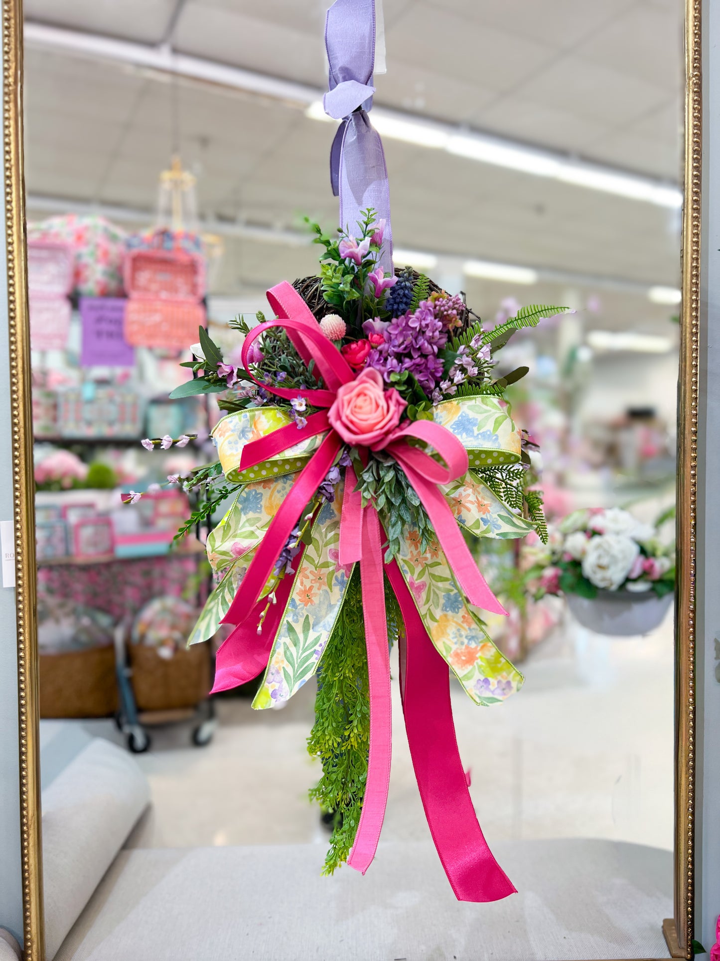 Petite Garden Whimsy Grapevine Wreath