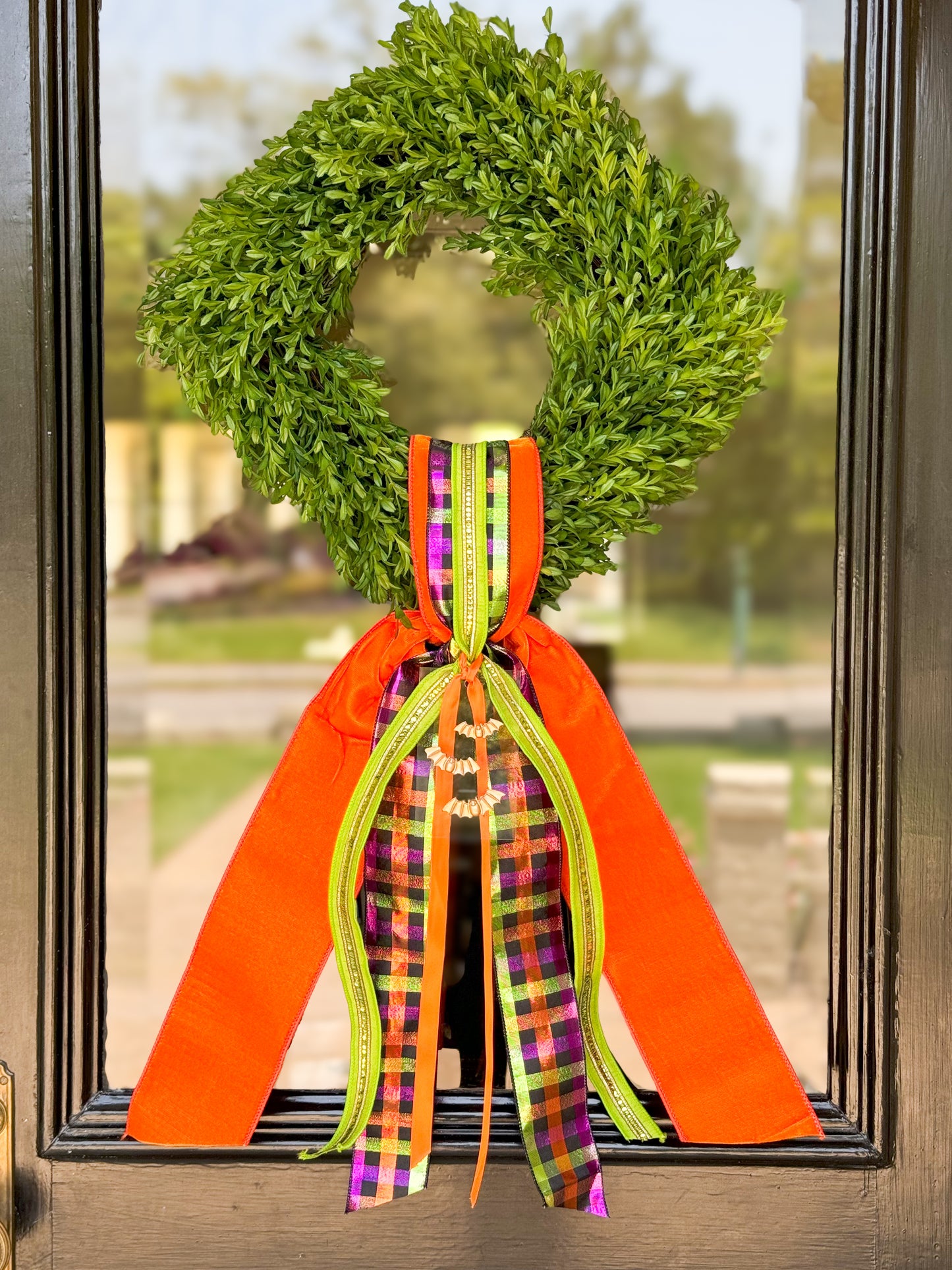 Halloween Wreath And Sash