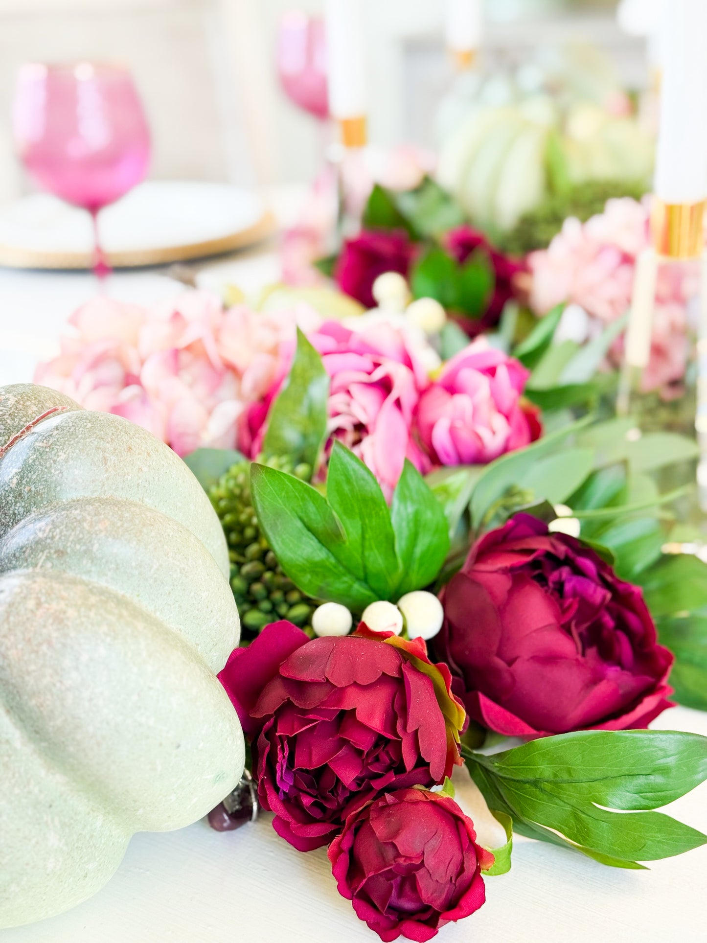 Peony Harvest Fall Décor Box