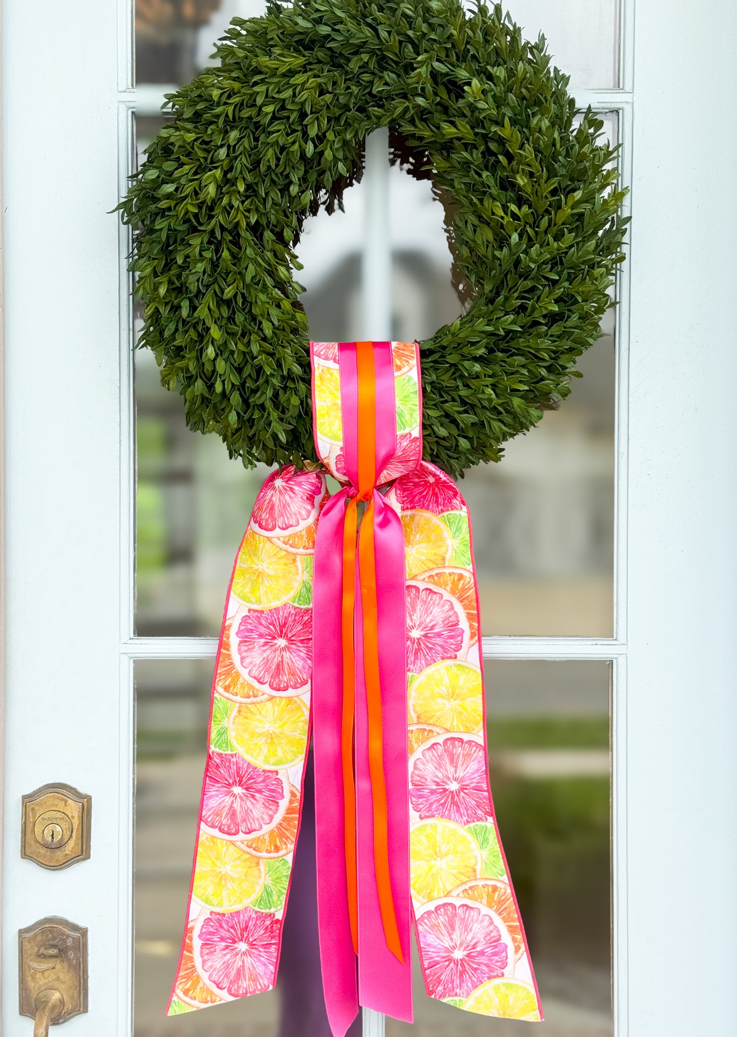 The Summer Citrus Wreath And Sash