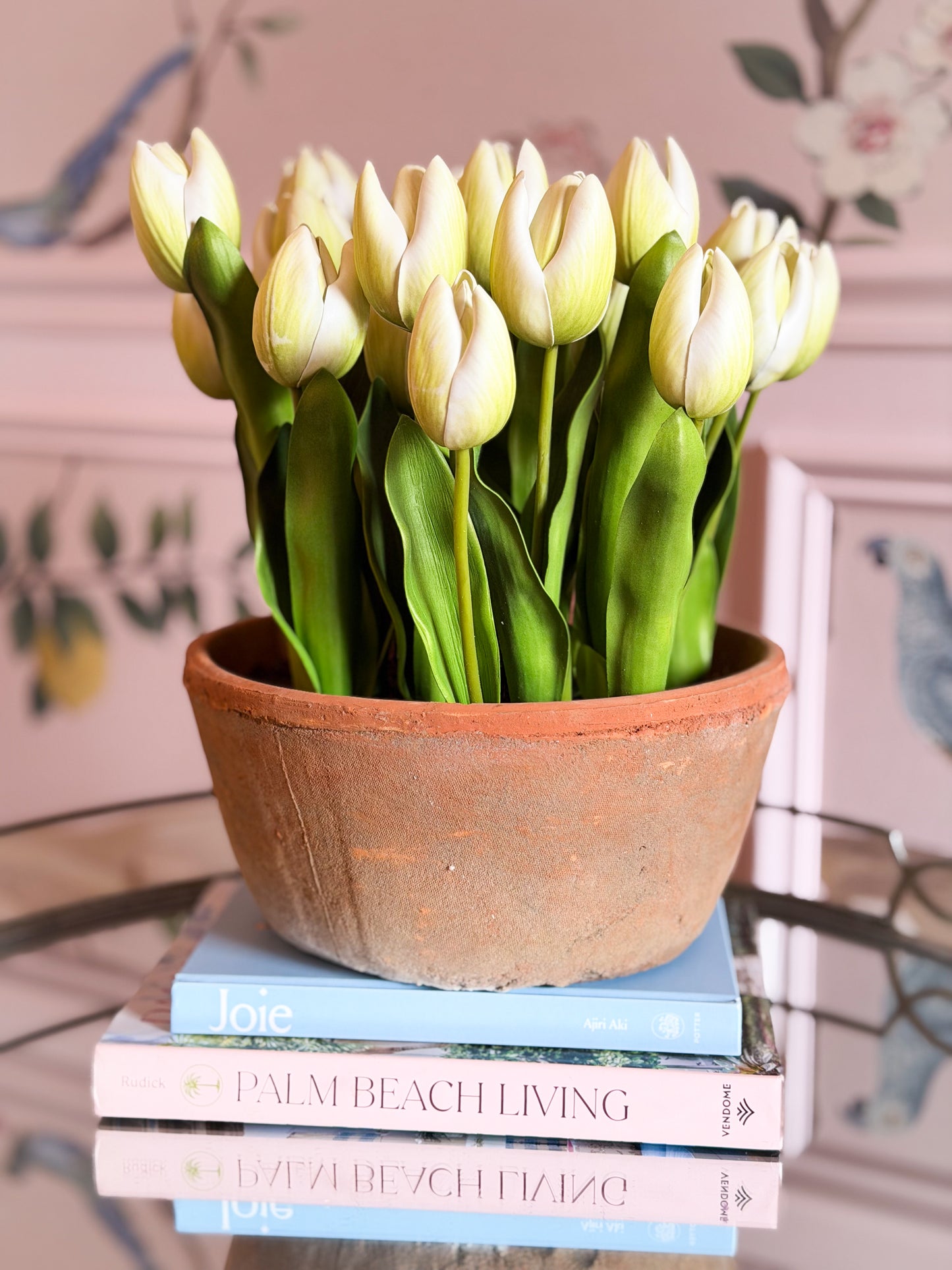 Blanc Box Cream Dutch Tulip Pot