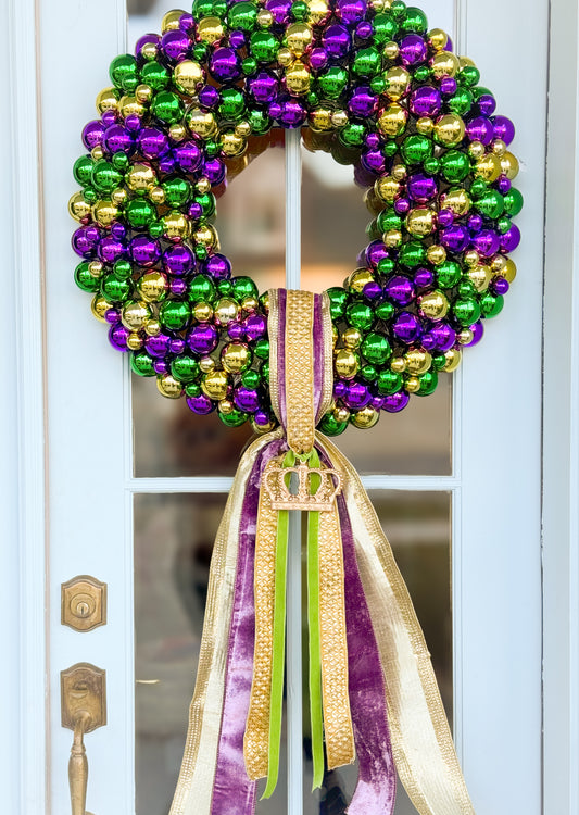 The Queen Of The Krewe Wreath And Sash (Small)