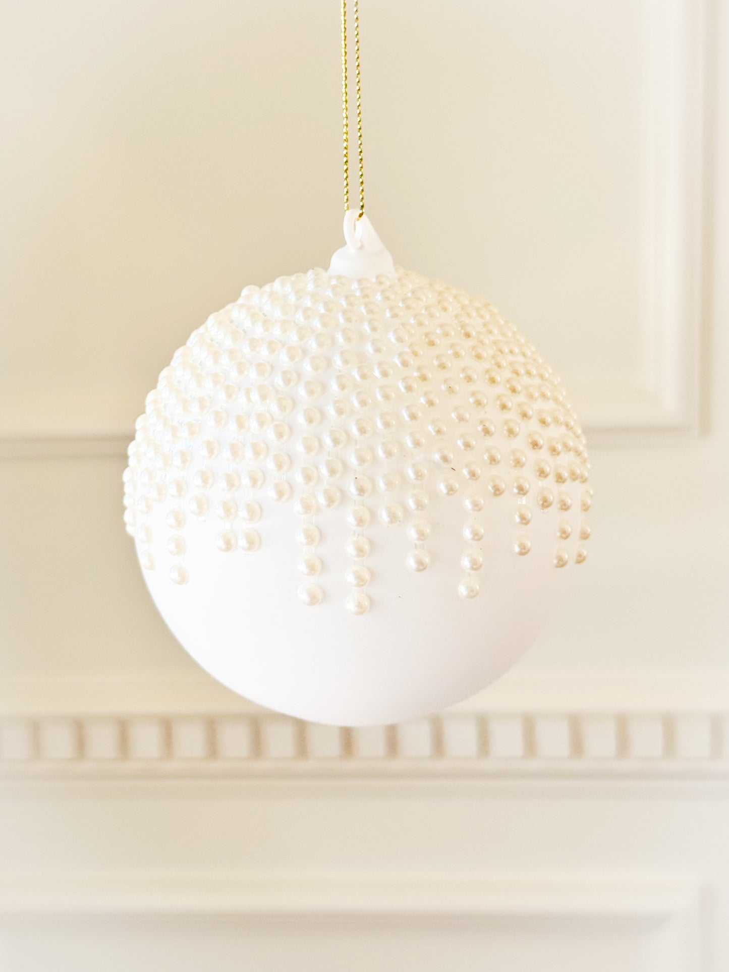Set of Six Pearl Cascade Ornaments