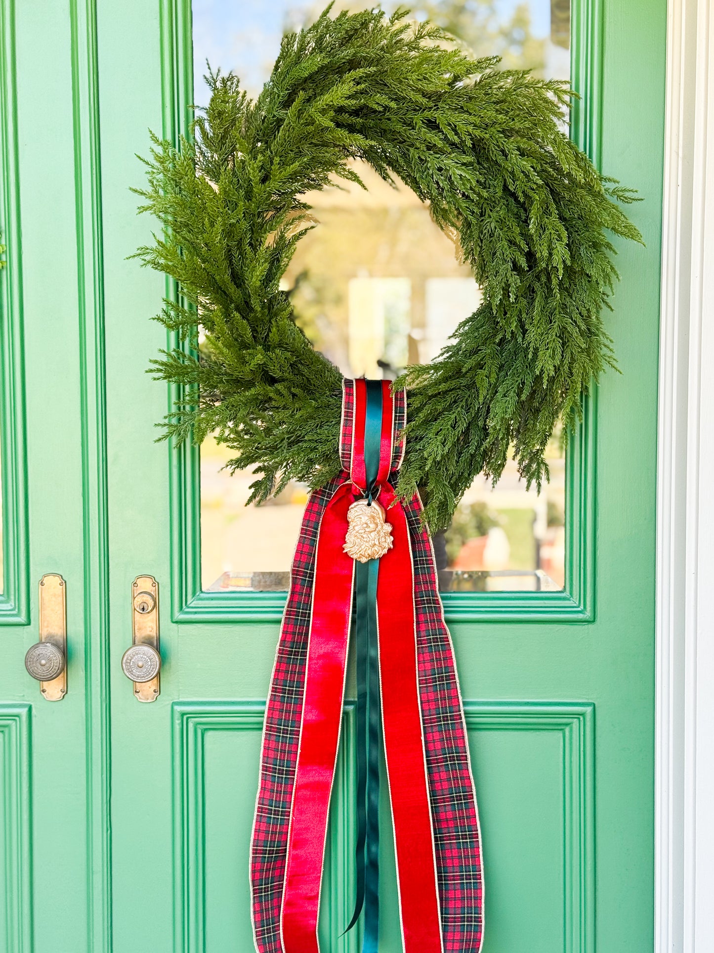 RL Noel Cedar Wreath & Sash