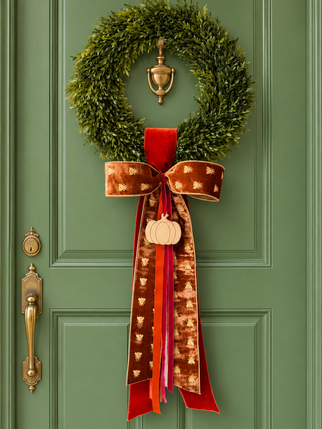 The Honey & Hunt Tea Leaf Wreath