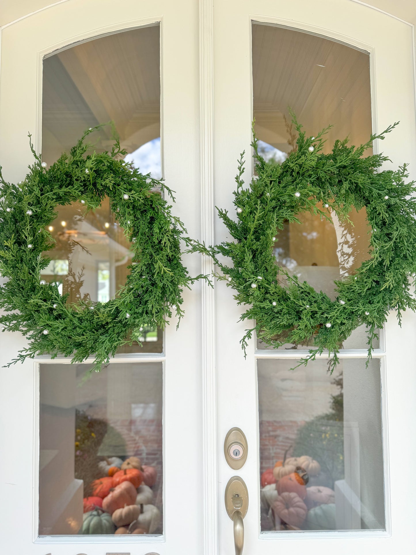 Cedar Pearl Wreath