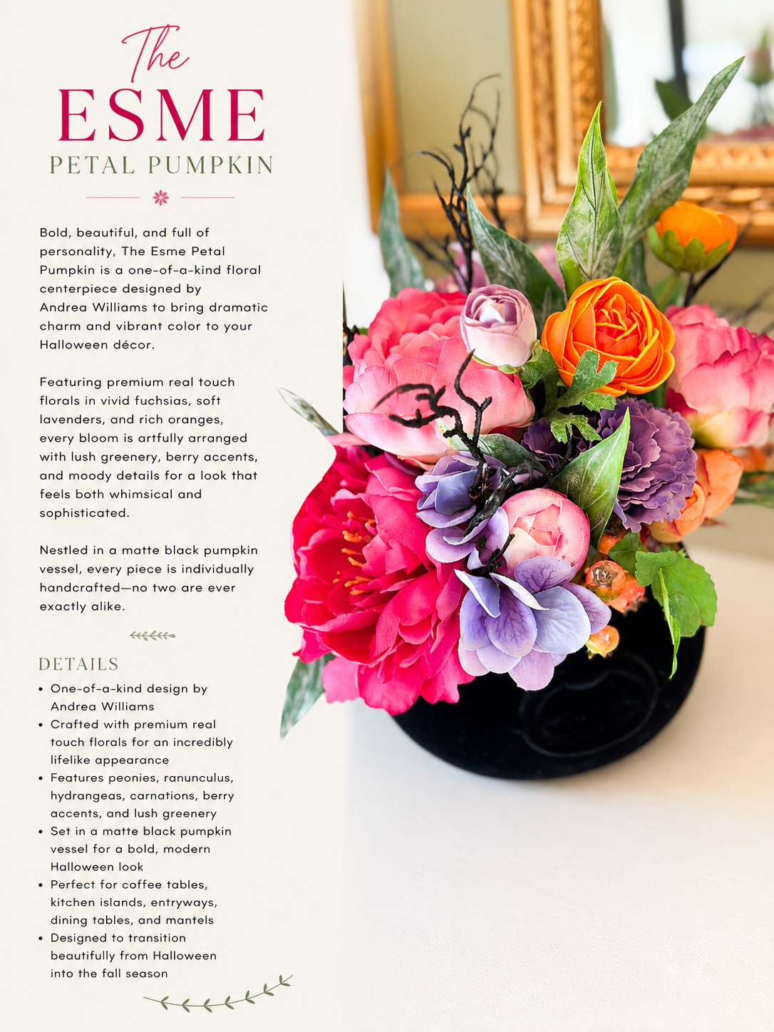 The Esme Petal Pumpkin