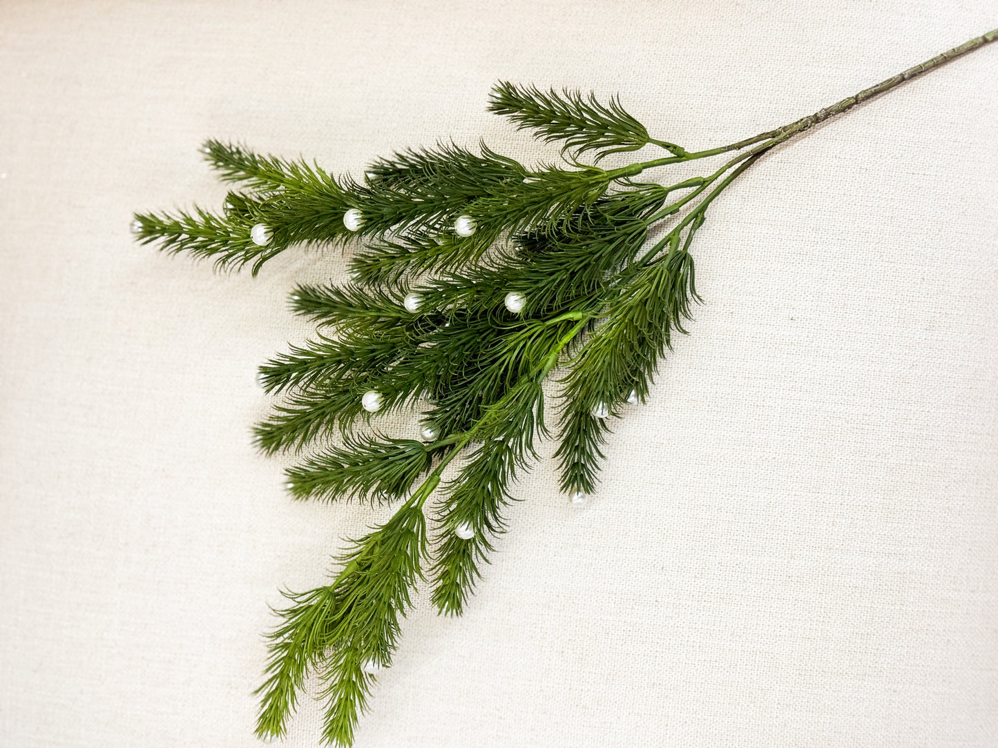 Pearl Evergreen Stem Bundle of 4