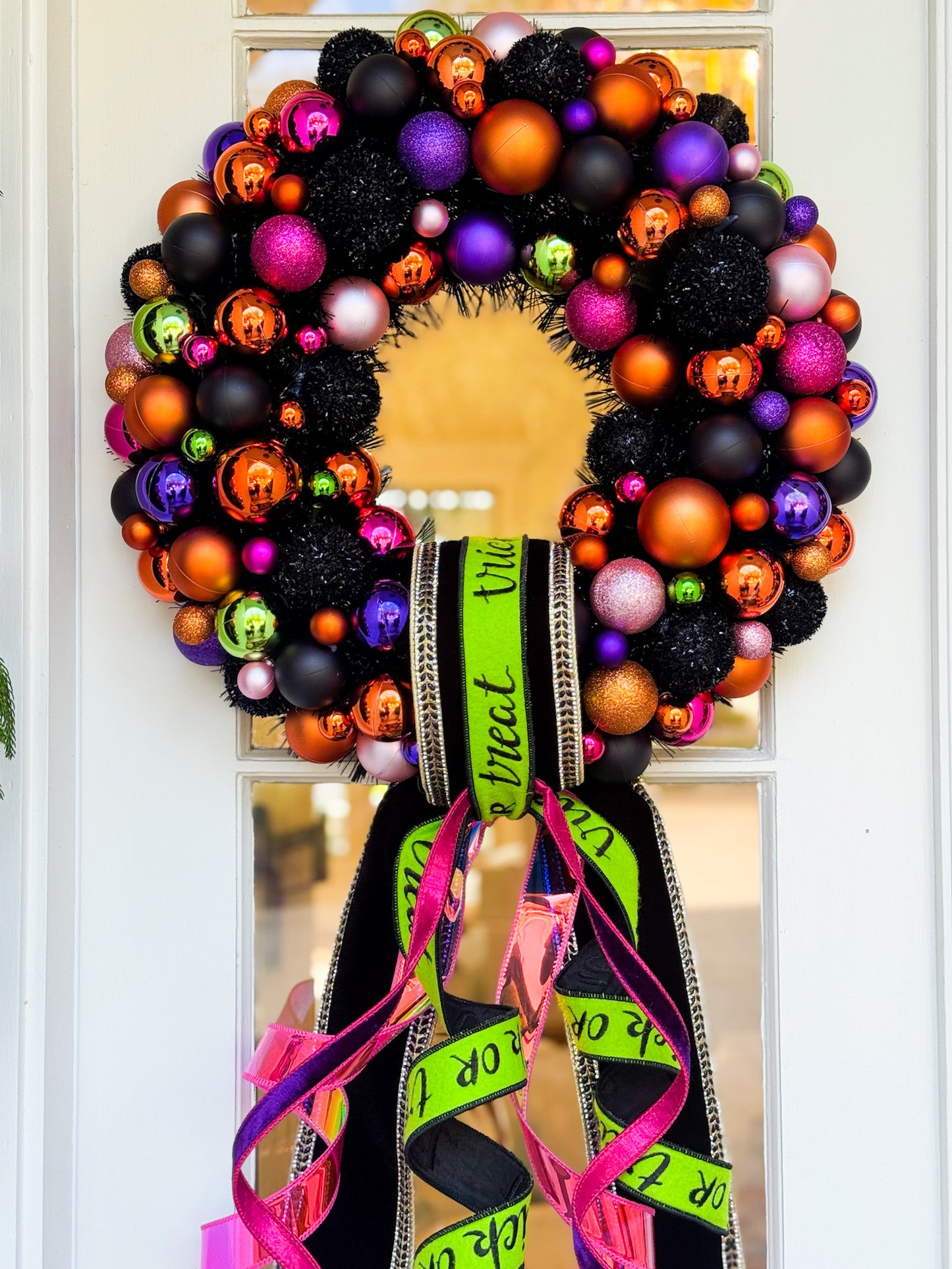Bewitched Baubles Halloween Wreath