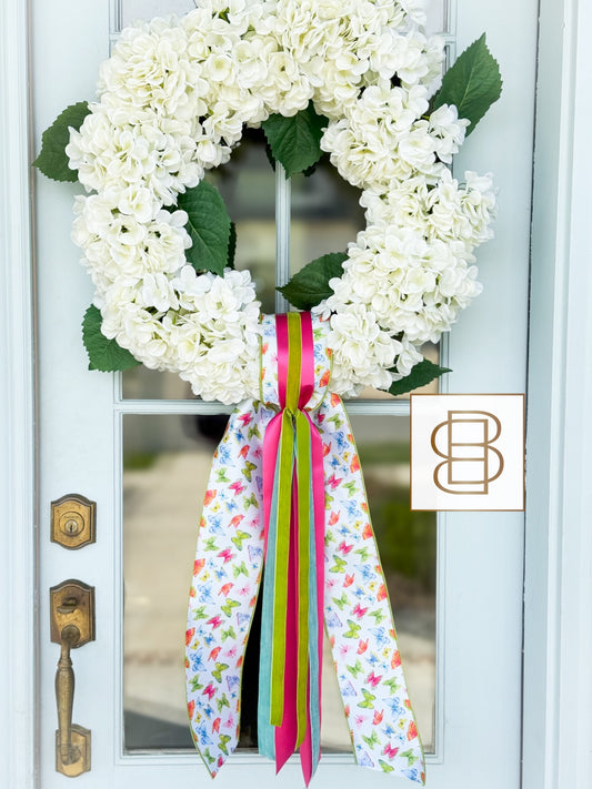 Le Papillon Wreath And Sash