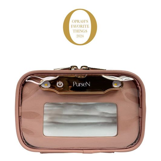 LITTMINI • Lighted Mirror Case • Petal Rose