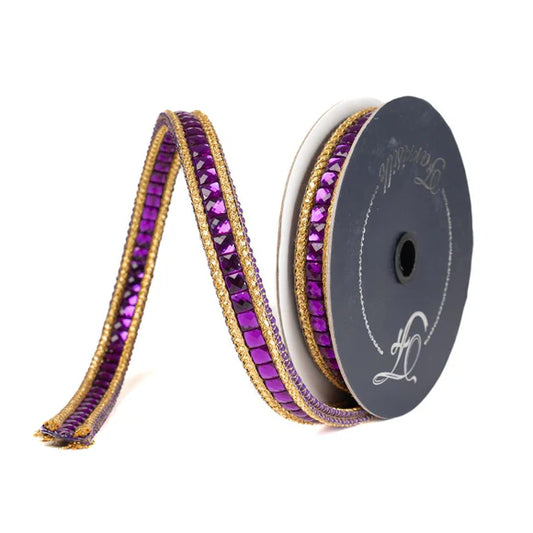 Gemstone Garland Purple