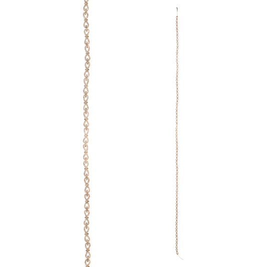 6’ Gold Jewel Garland