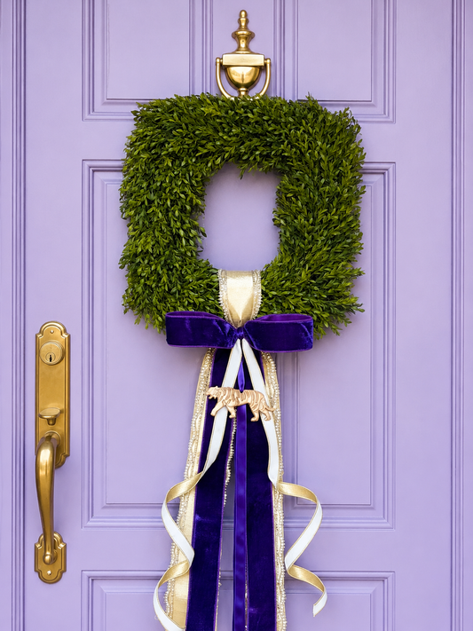 The Golden Standard Tea Leaf Wreath