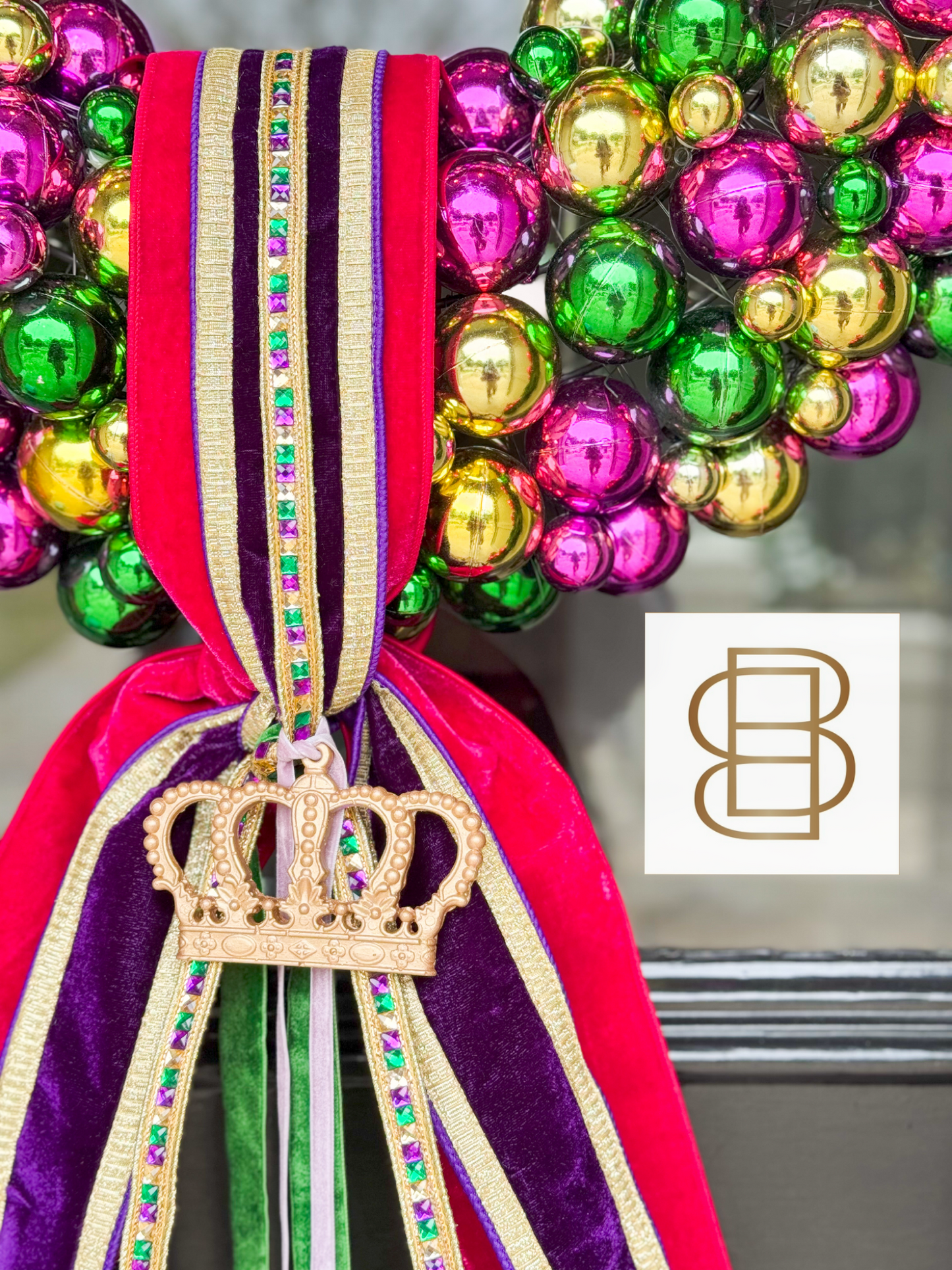 The Queen Of The Krewe Wreath And Sash