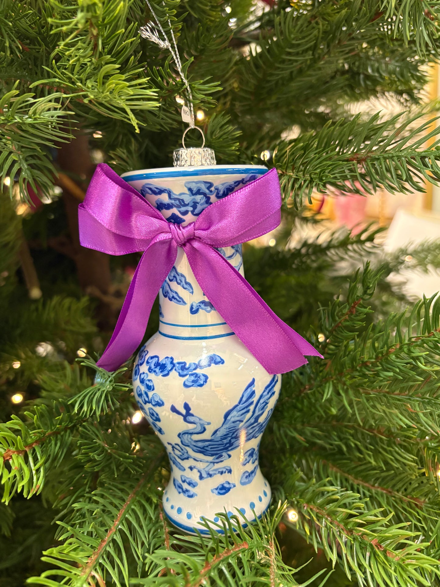 Blue & White Ginger Jar Ornament Set