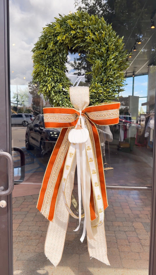 The Amor Fall Tea Leaf Wreath