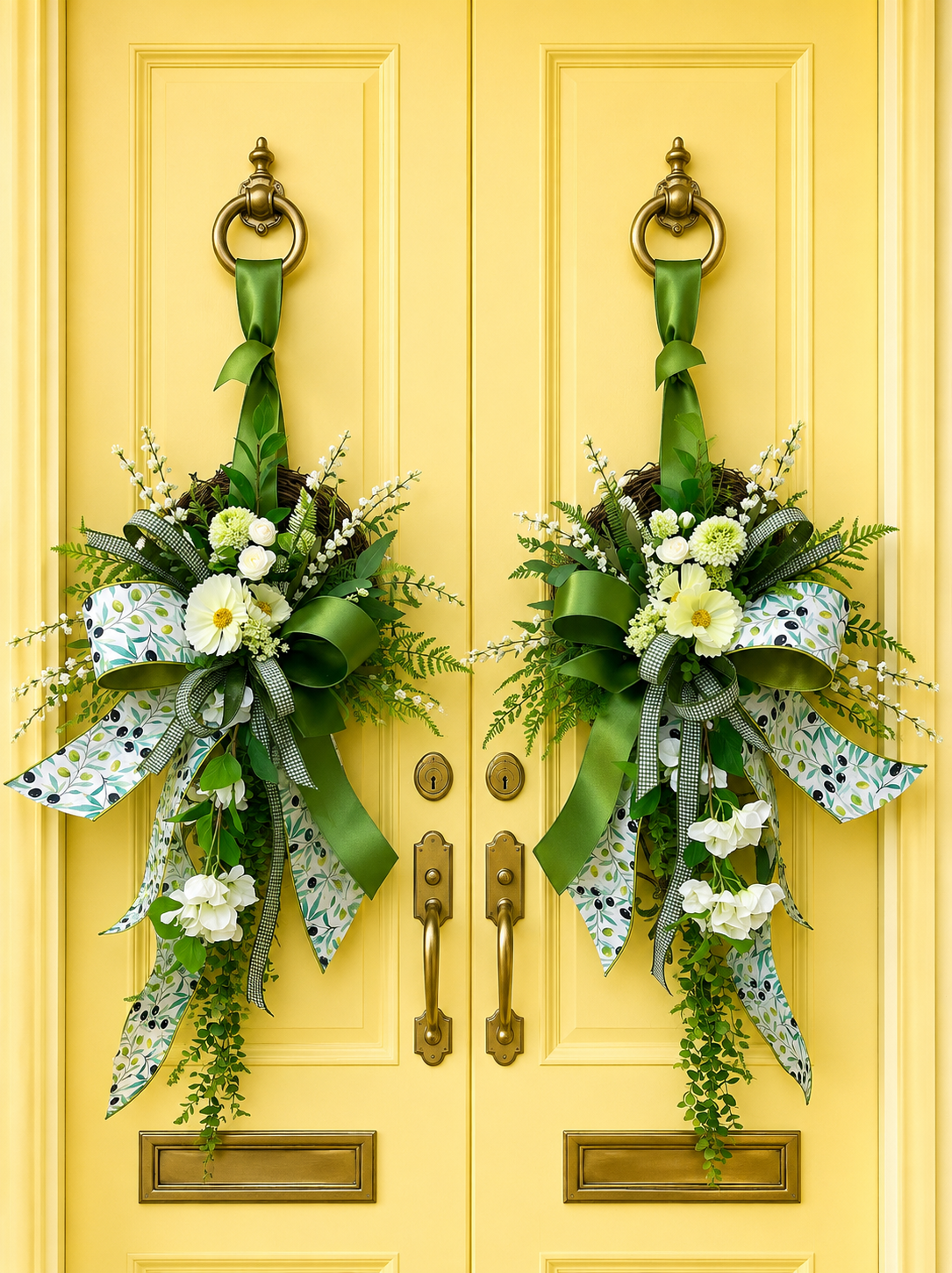 Olive Grove Petite Grapevine Wreath Set