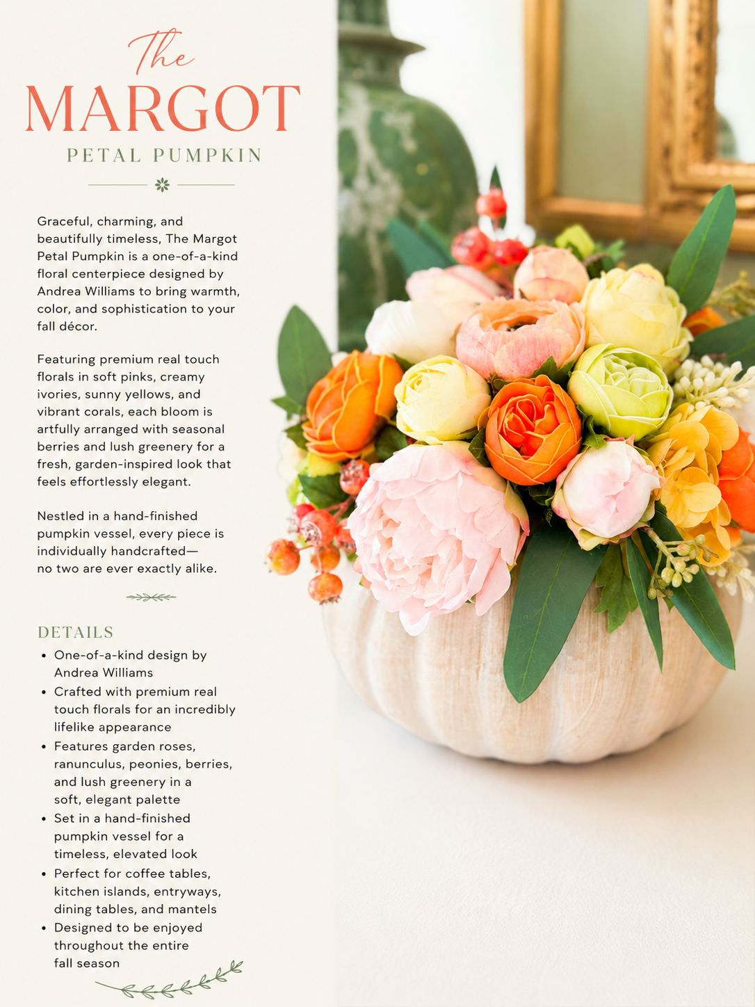 The Margot Petal Pumpkin