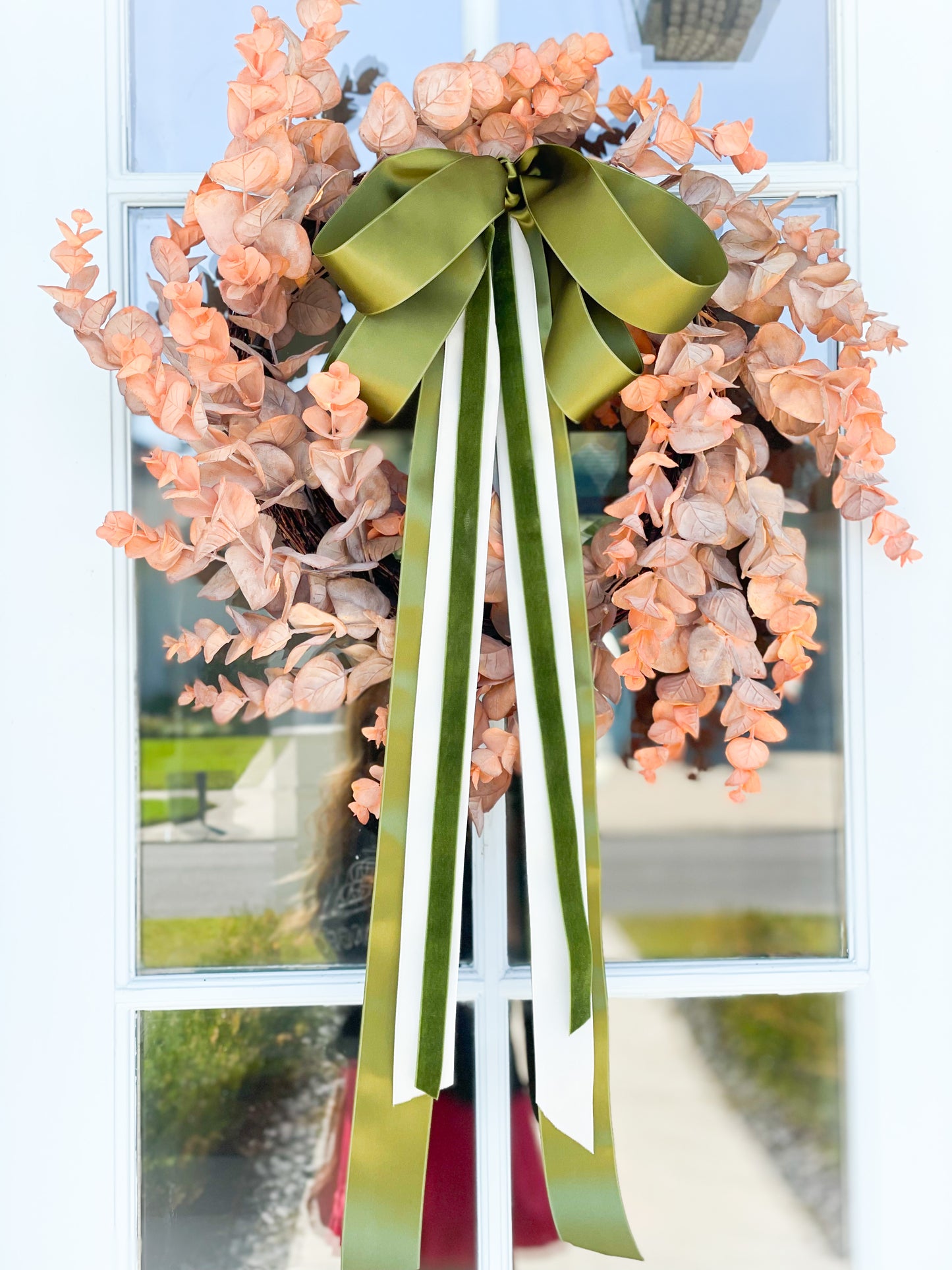 Bountiful Bow Lux Eucalyptus Wreath II