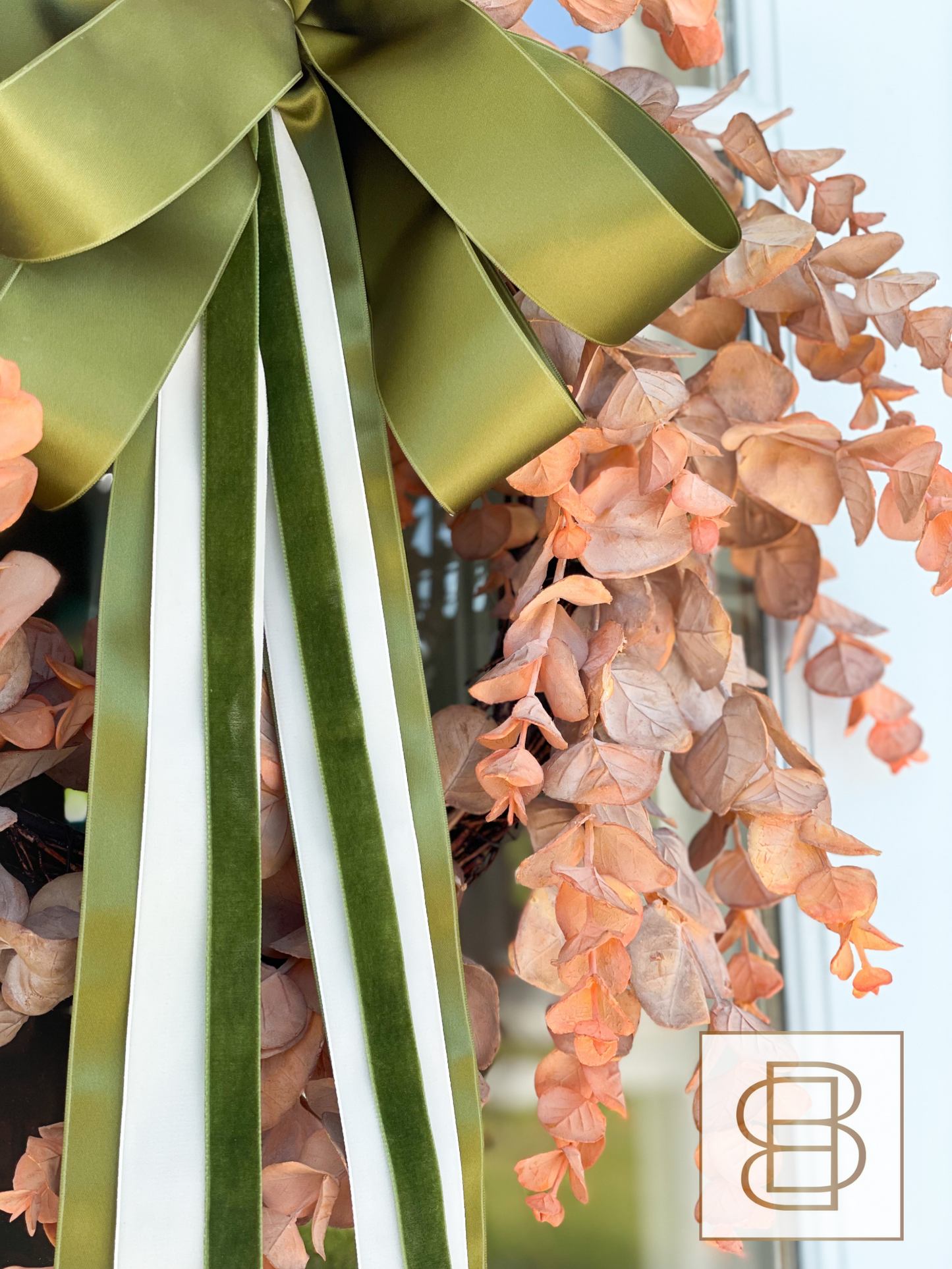 Bountiful Bow Lux Eucalyptus Wreath II