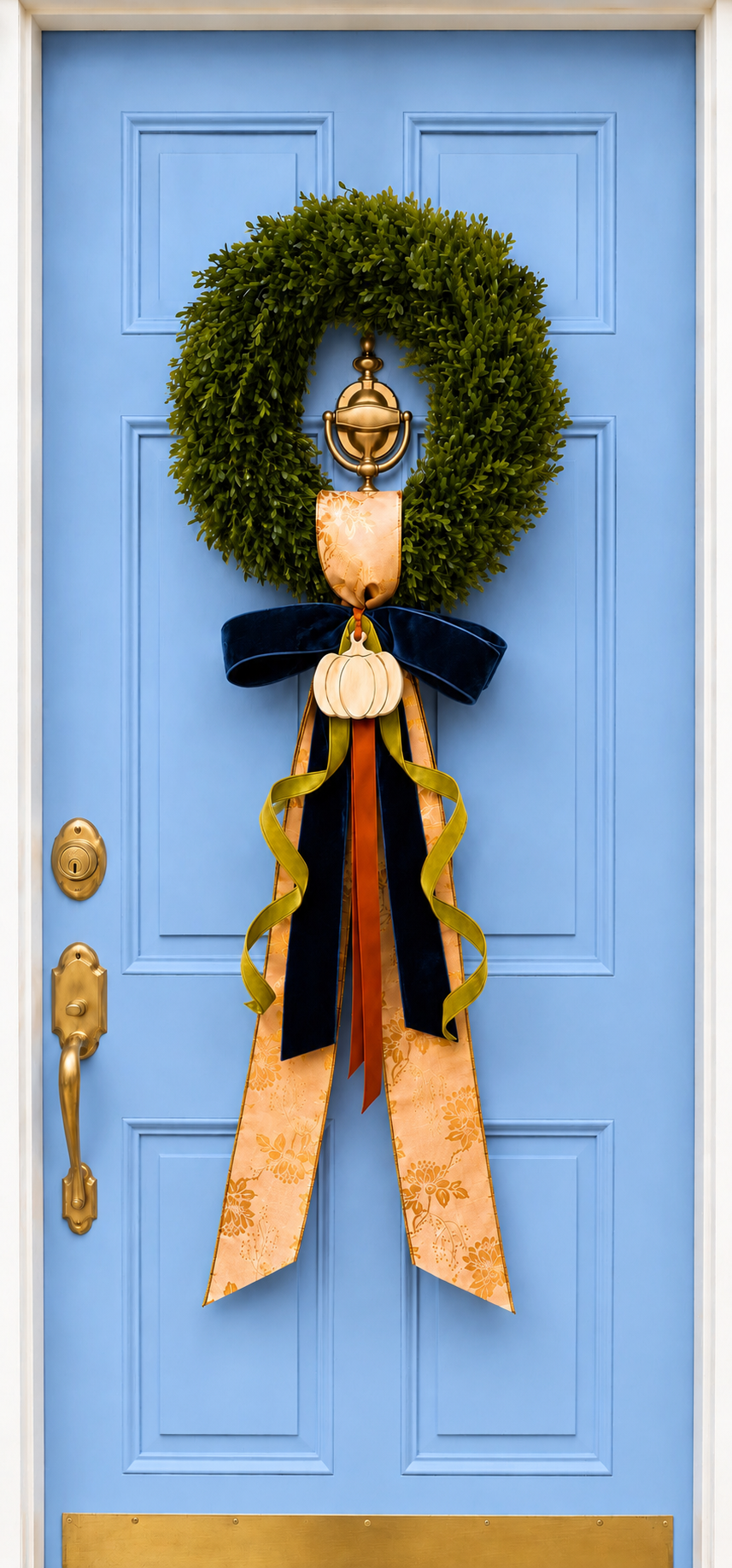 Midnight Harvest Tea Leaf Wreath