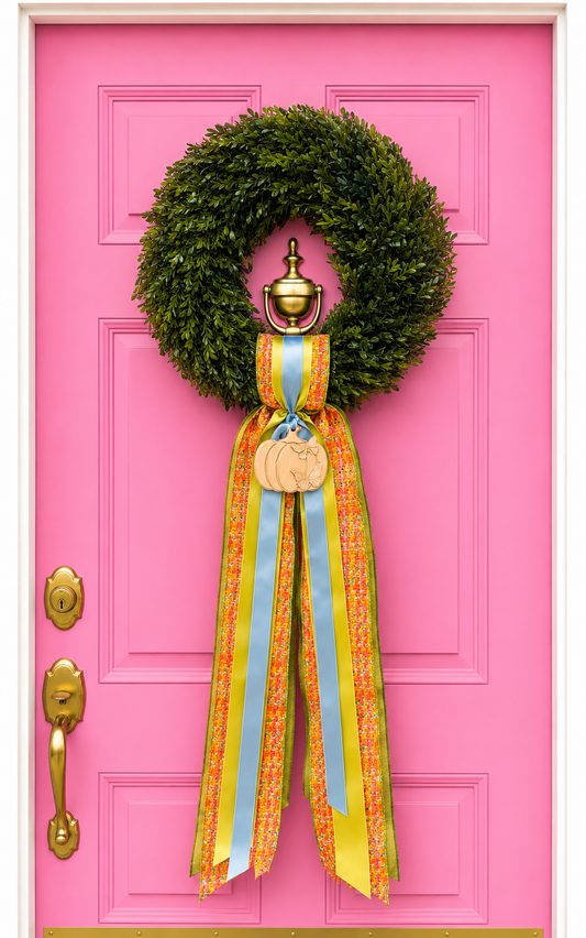 The Butterfly Harvest Tea Leaf Wreath