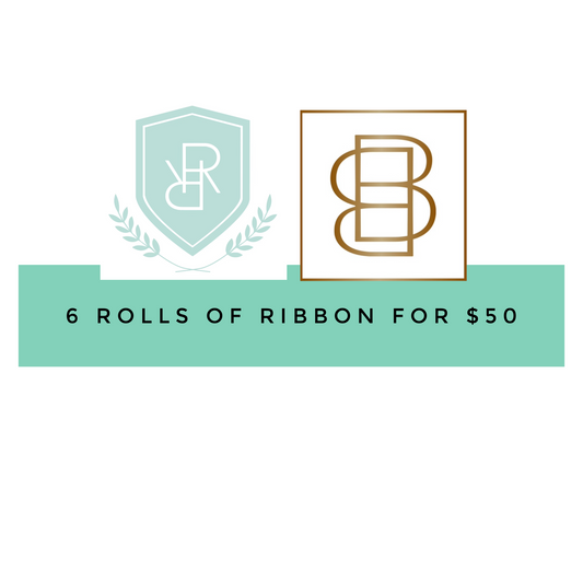 6 Surprise Rolls Of Ribbon For $50