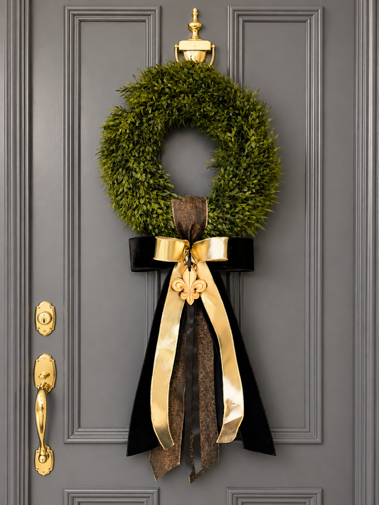 The French Quarter Manor Tea Leaf Wreath
