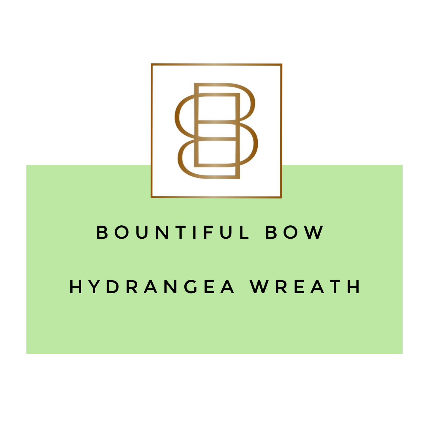 Bountiful Bow Hydrangea Wreath