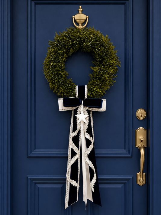 Lone Star Society Tea Leaf Wreath
