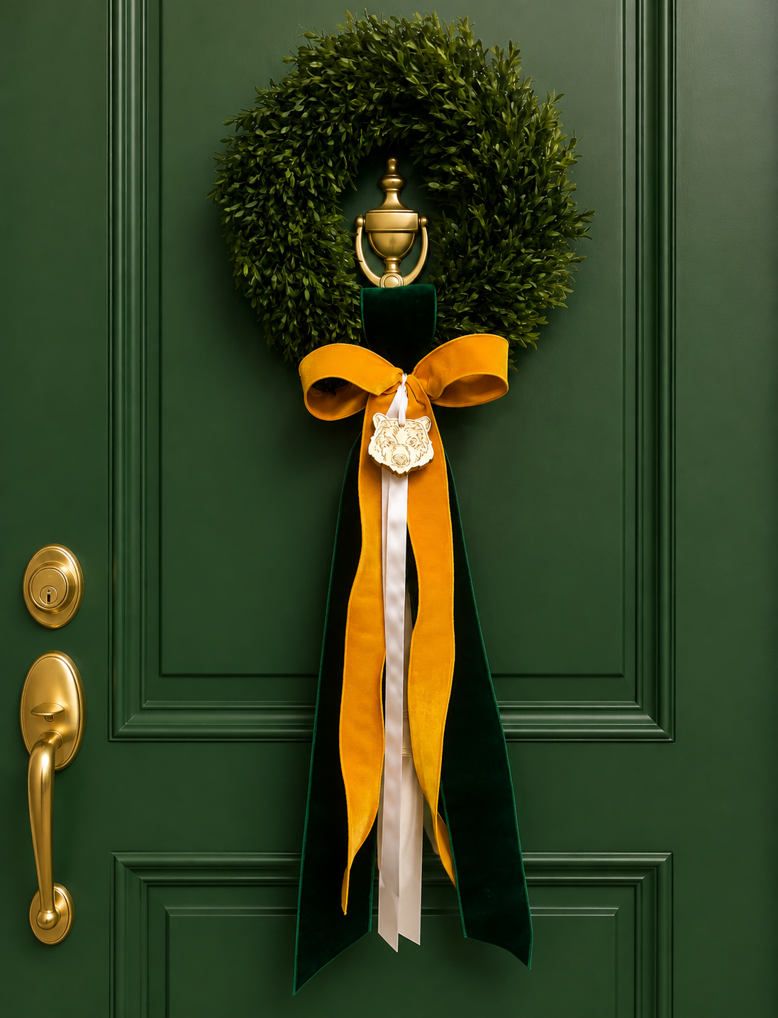 Baylor House Tea Leaf Wreath