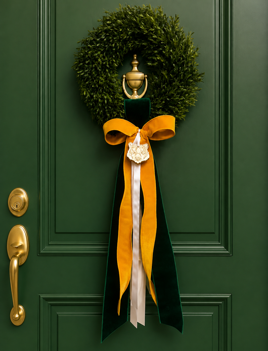 Baylor House Tea Leaf Wreath