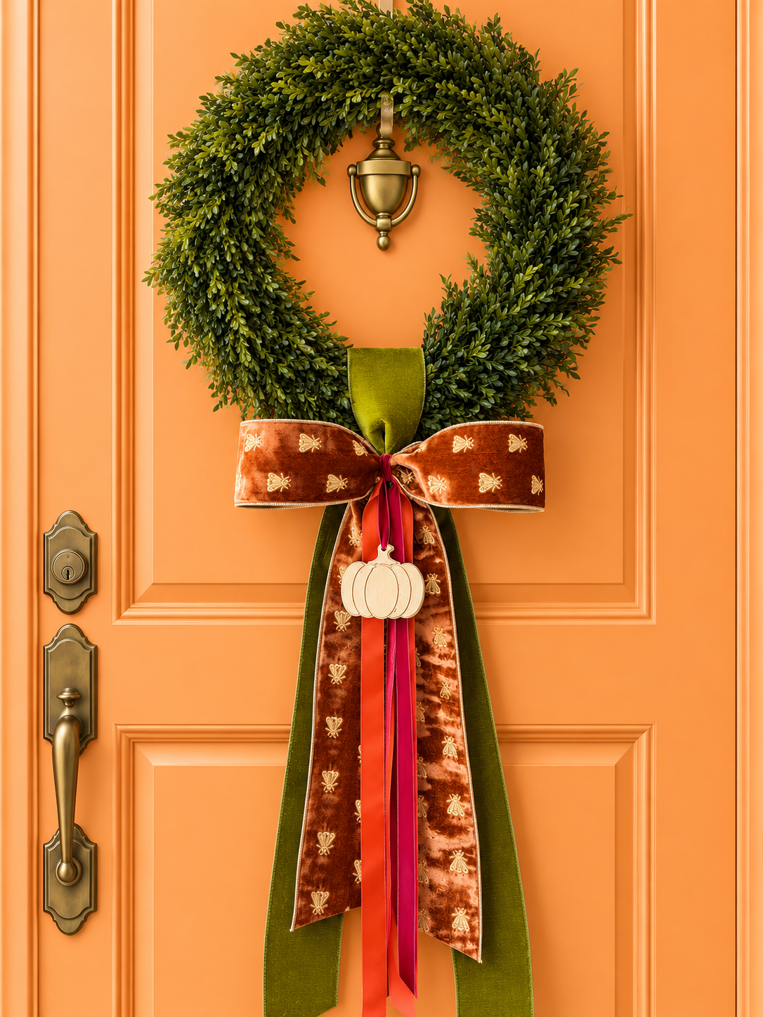 Fox & Field Tea Leaf Wreath